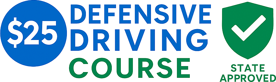 $25 Defensive Driving Course